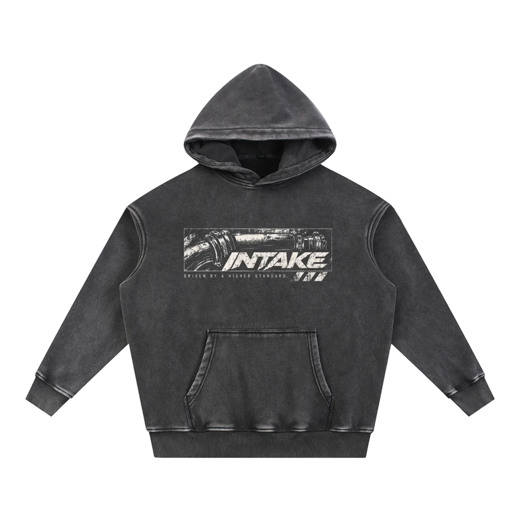 INTAKE Snow Wash Fleece Hoodie — Blueprint