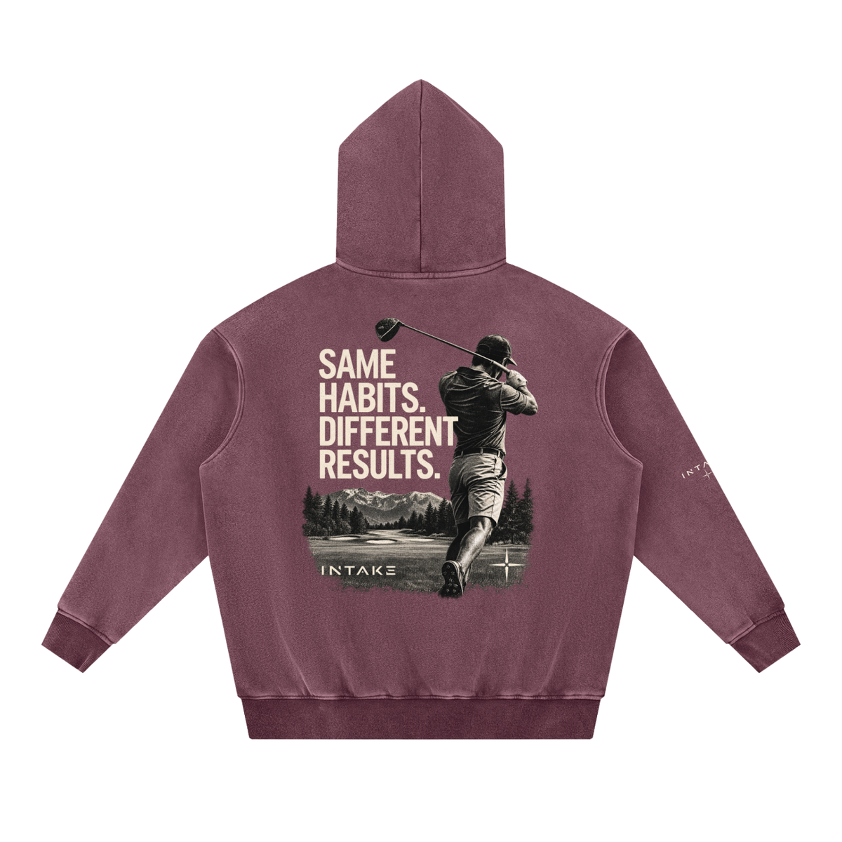 Same Habits. Different Results. Oversized Hoodie