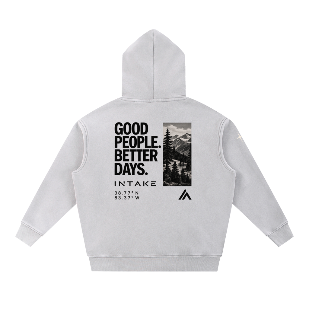 Good People. Better Days. Oversized Hoodie