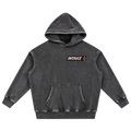 INTAKE Snow Wash Hoodie — Racing Badge front transparent background