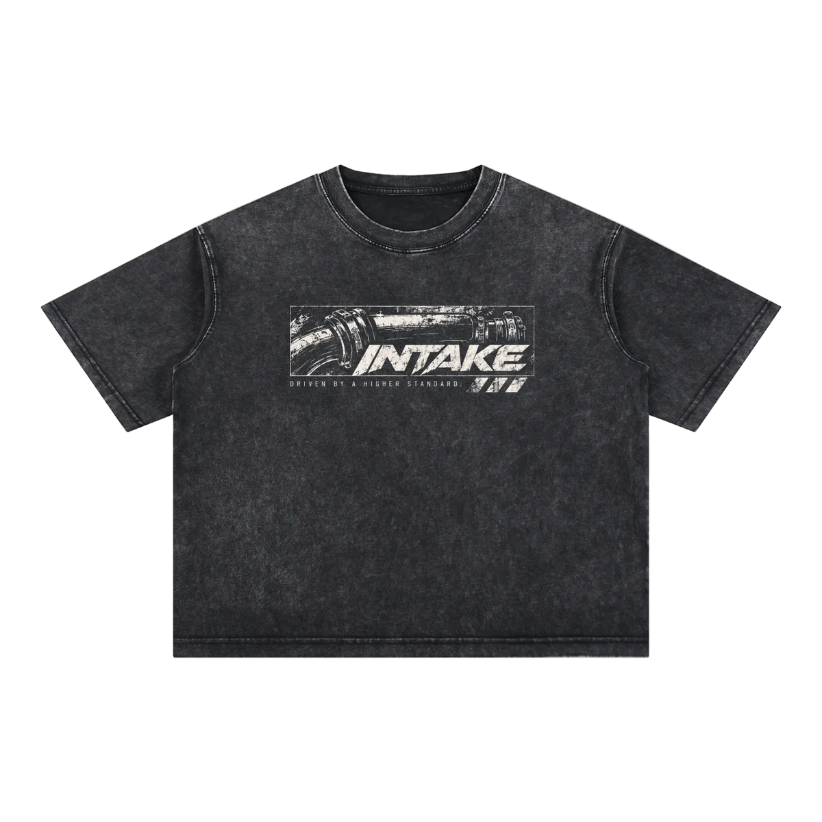 INTAKE Mineral Wash Boxy Tee — Signature