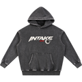 Snow Wash Fleece Oversize Hoodie front on transparent background