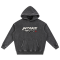 Snow Wash Fleece Oversize Hoodie front on transparent background